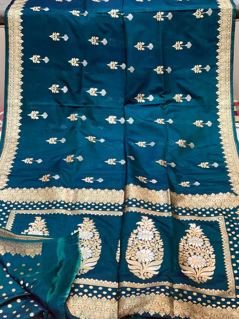 Banaras katan Mina SonaRoopa Silk Saree with Allover Sonaroopa Buta design (7)