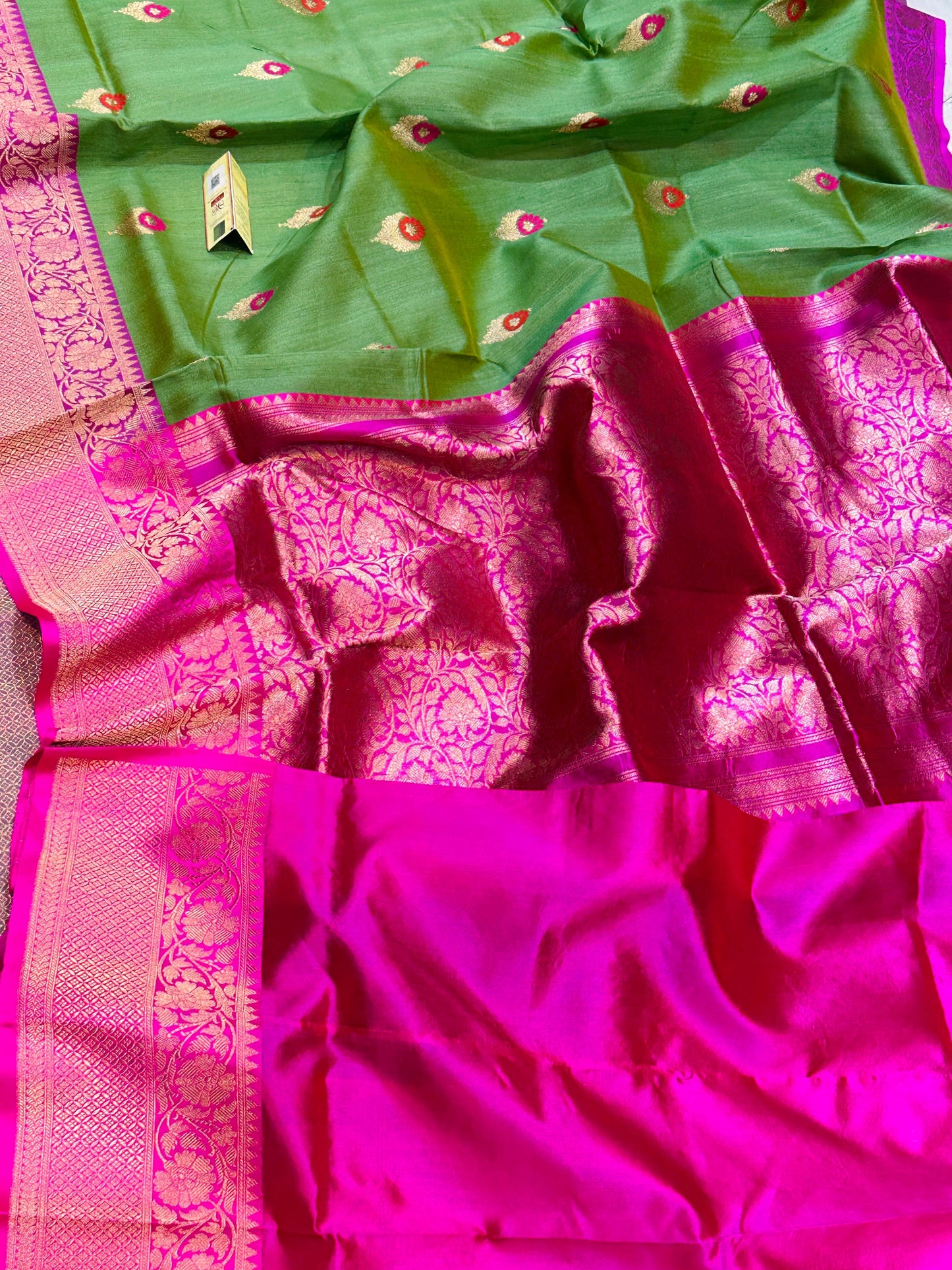 Banarasi 100% pure desi Tussre kadua premium handloom silk saree