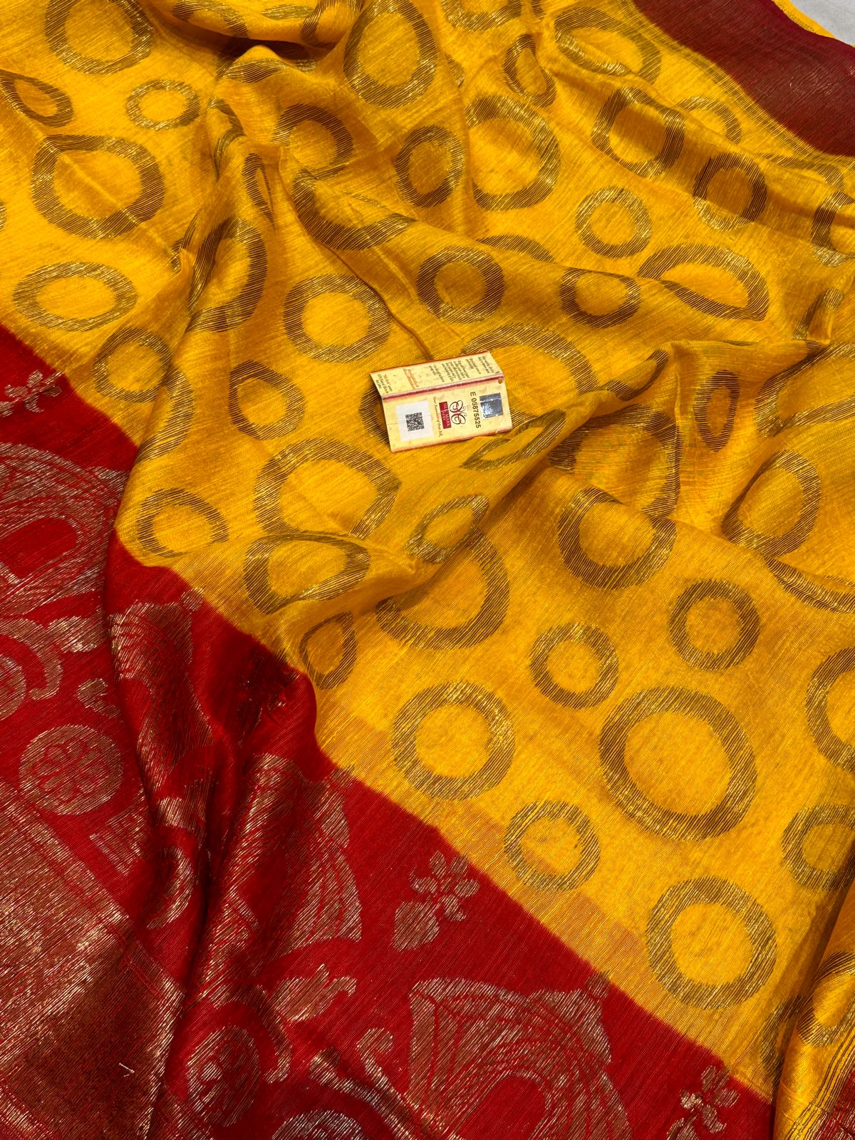 Banarasi 100% pure Raw dupion silk saree