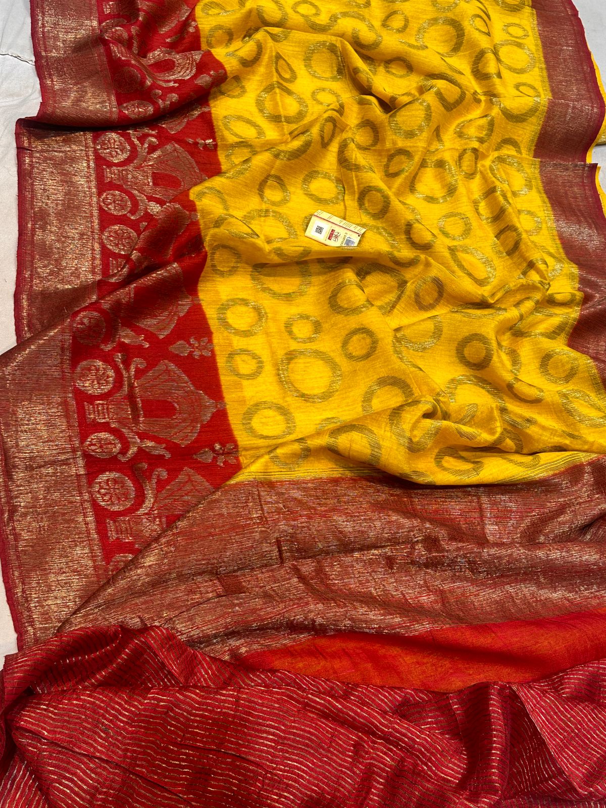 Banarasi 100% pure Raw dupion silk saree