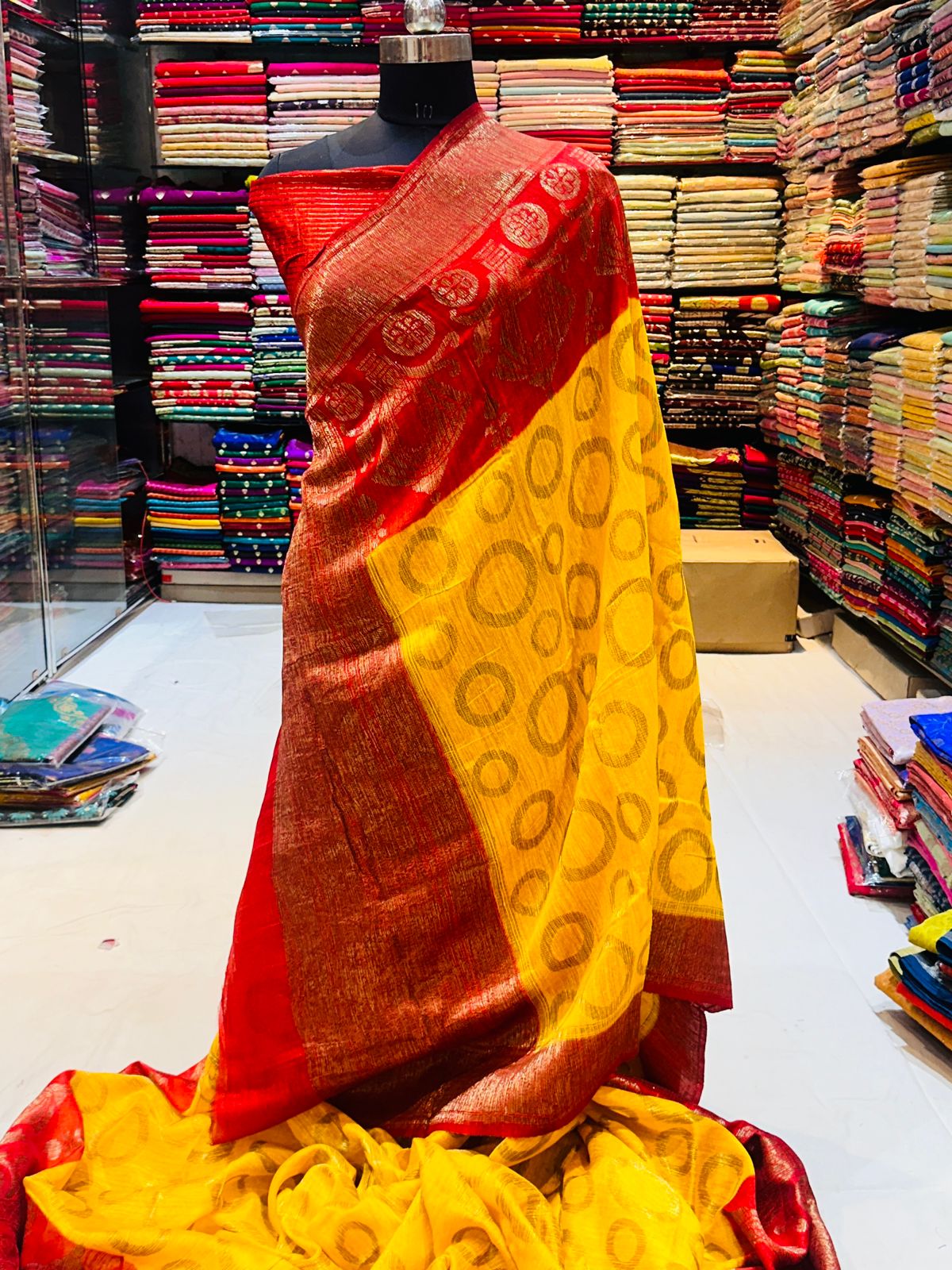 Banarasi 100% pure Raw dupion silk saree