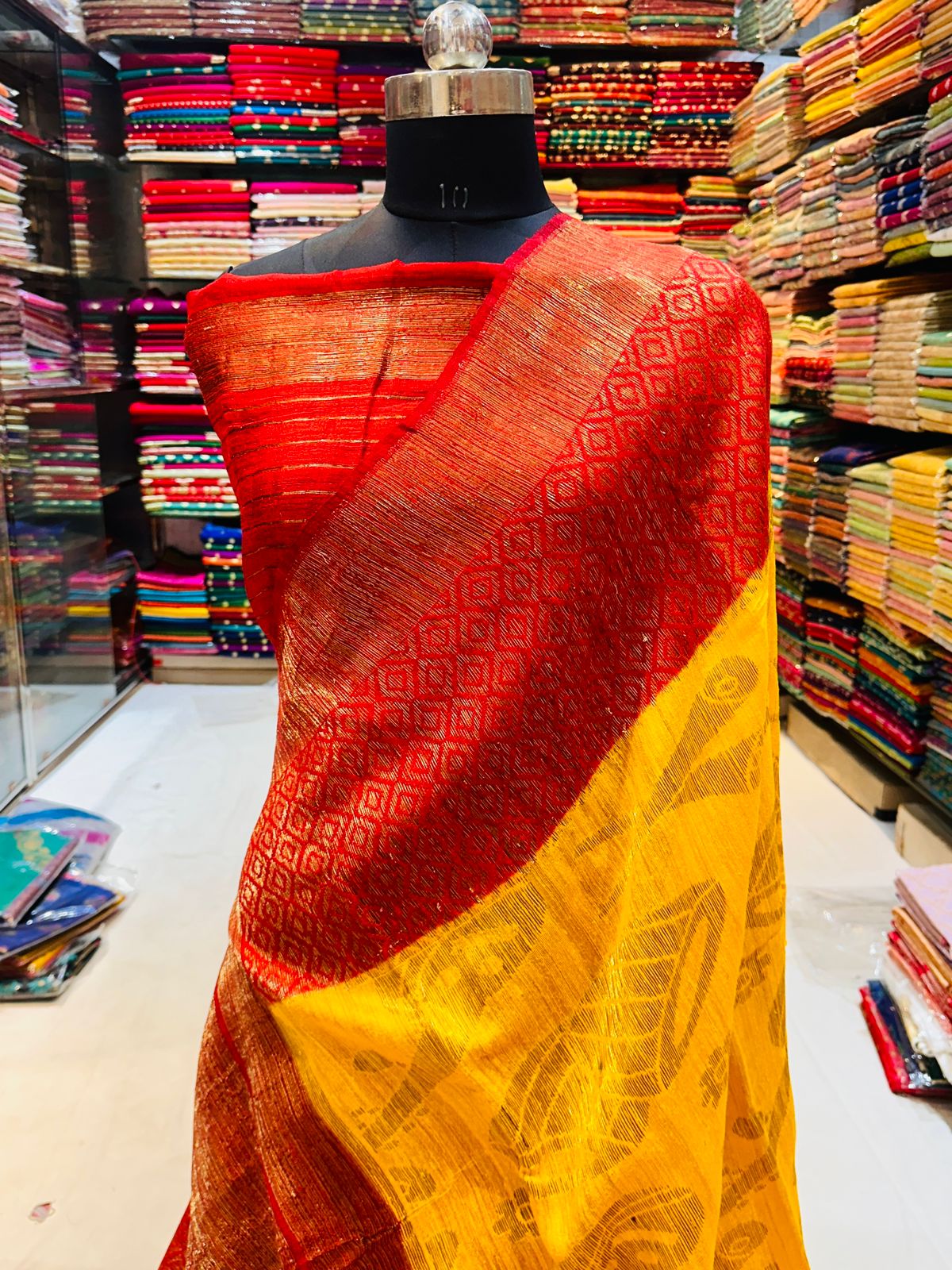 Banarasi 100% pure Raw dupion silk saree