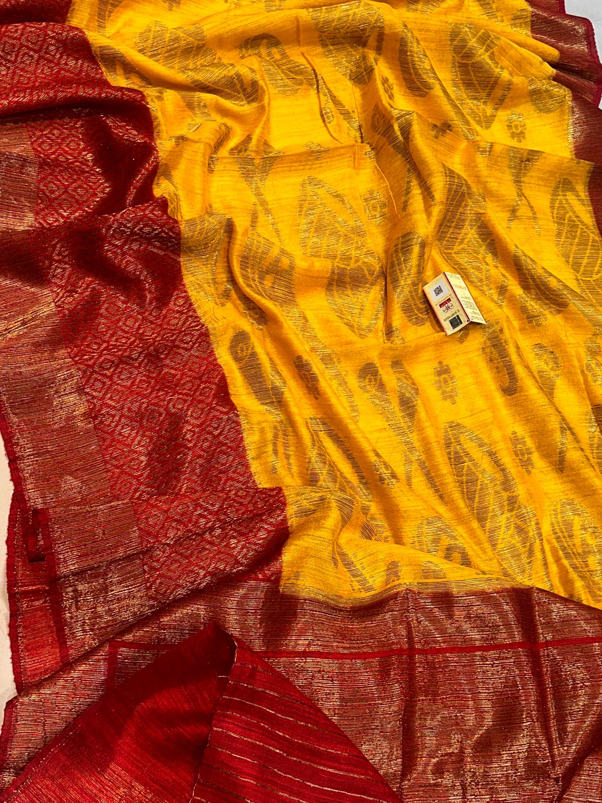 Banarasi 100% pure Raw dupion silk saree