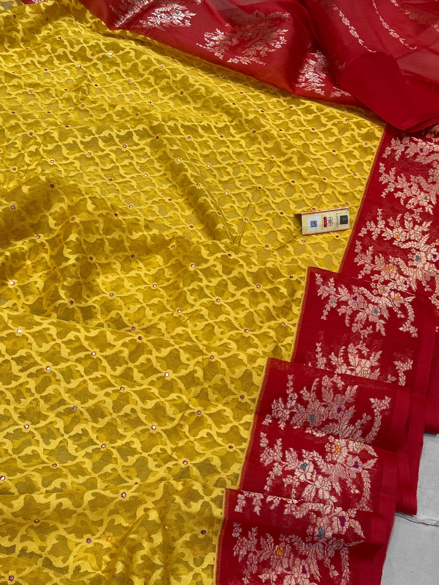 Banarasi 100% pure premium jutt net silk saree