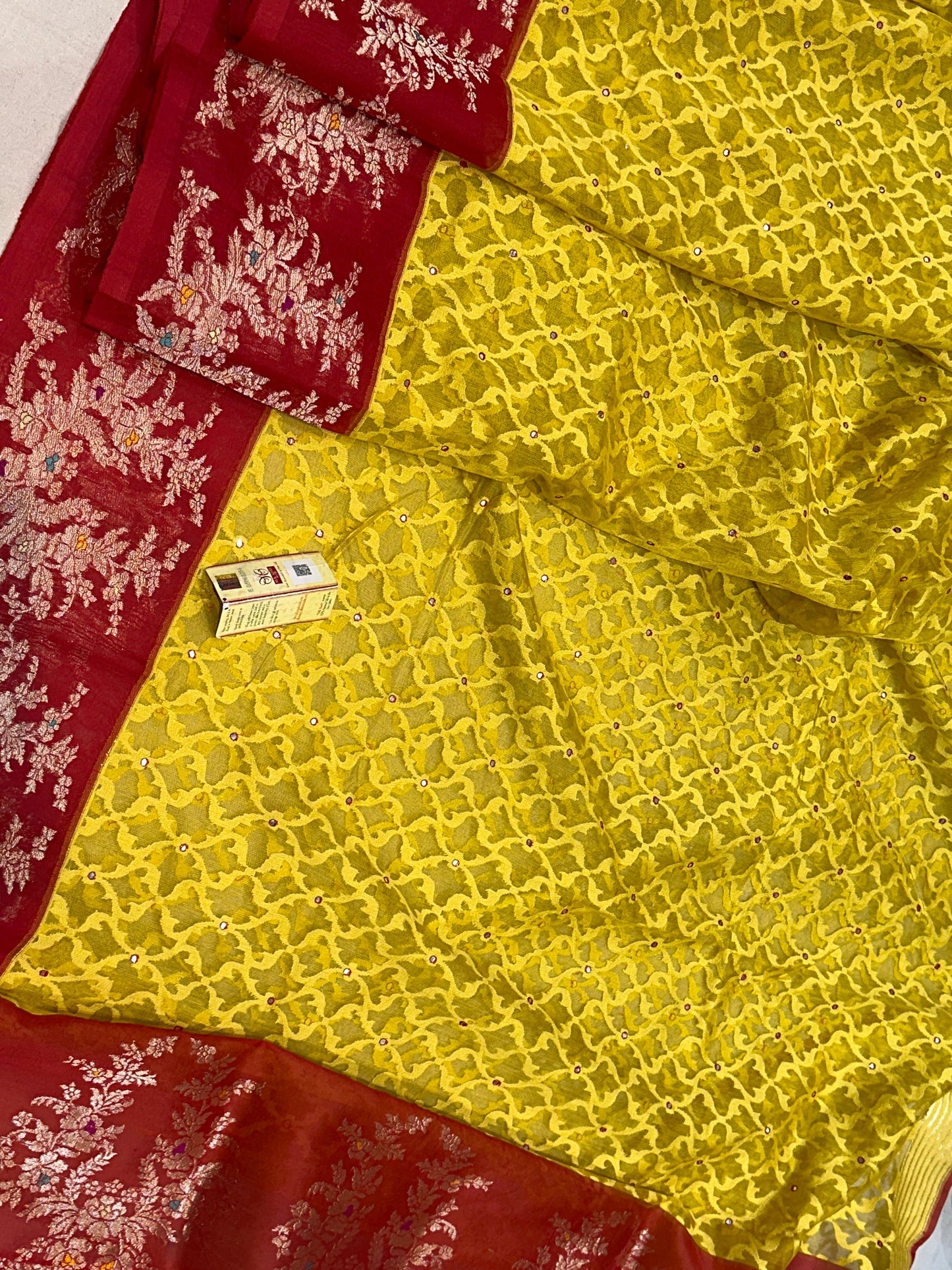 Banarasi 100% pure premium jutt net silk saree