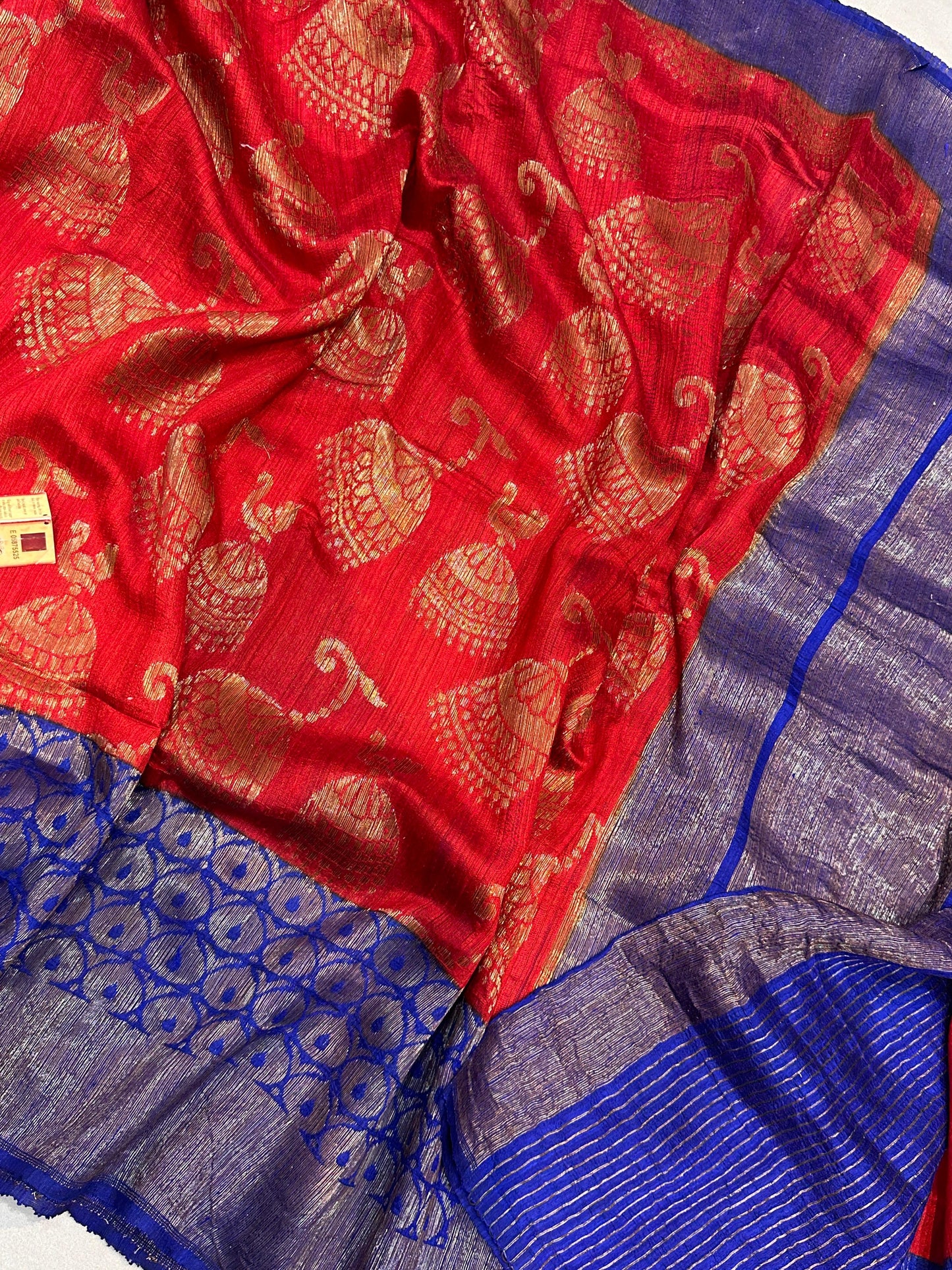 Banaras 100% pure Raw dupion silk saree