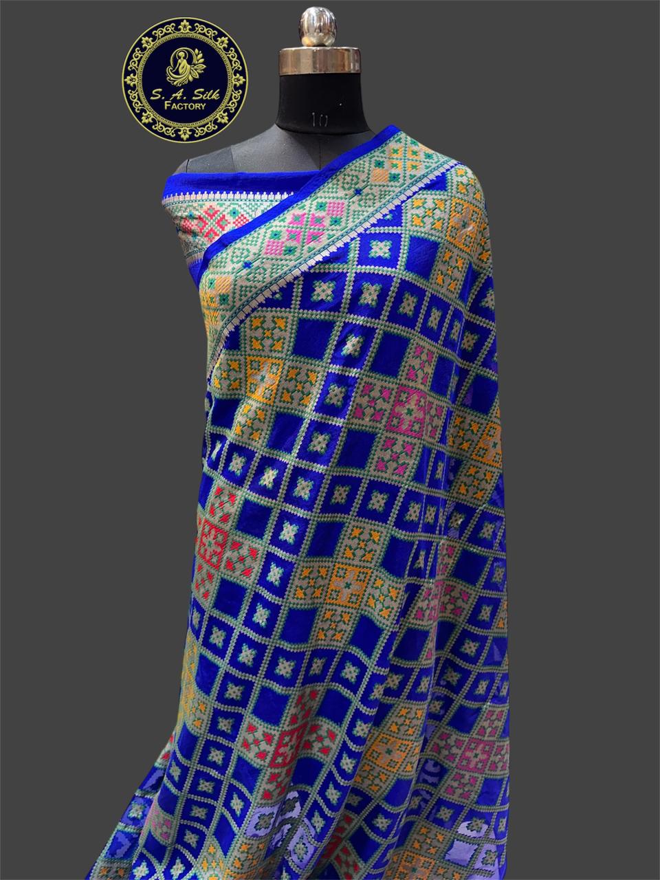 Banarasi 100% pure khaddi chiffon silk saree