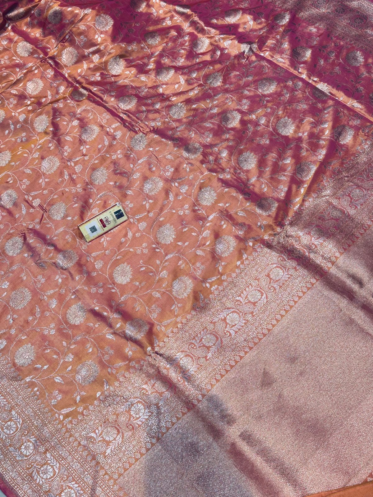 Banaras 100% pure katan silk Saree