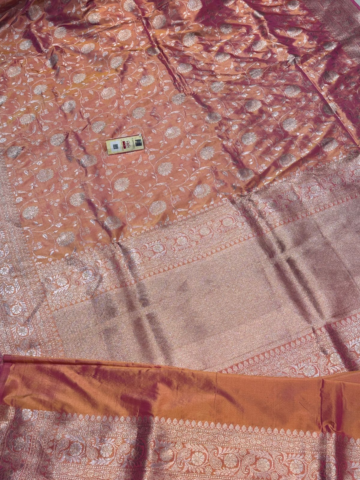 Banaras 100% pure katan silk Saree