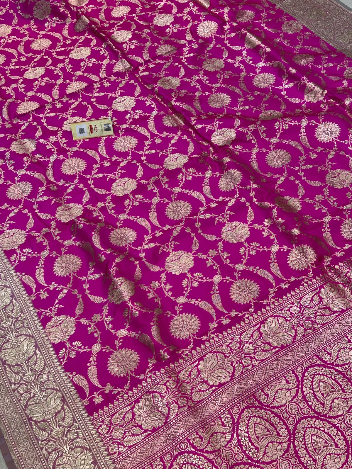 Banaras 100% pure katan silk Saree