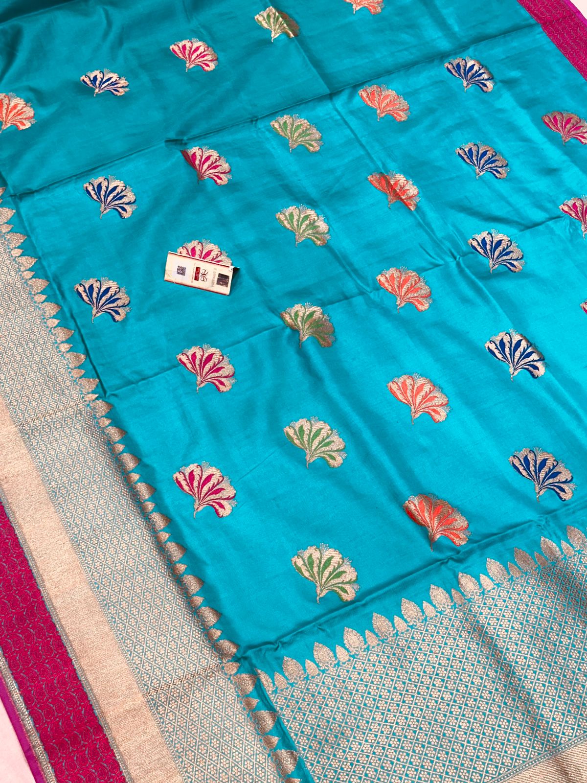 Banarasi 100% Pure katan silk Saree (KADHWA)
