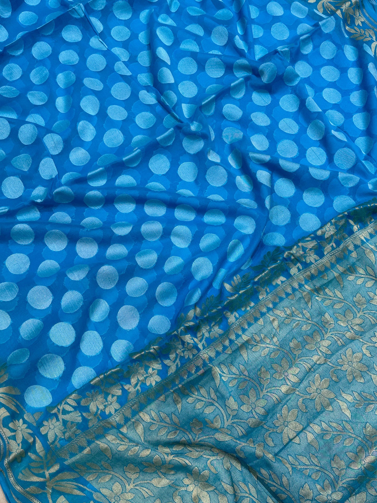 Banarasi 100% Pure khaddi chiffon silk saree
