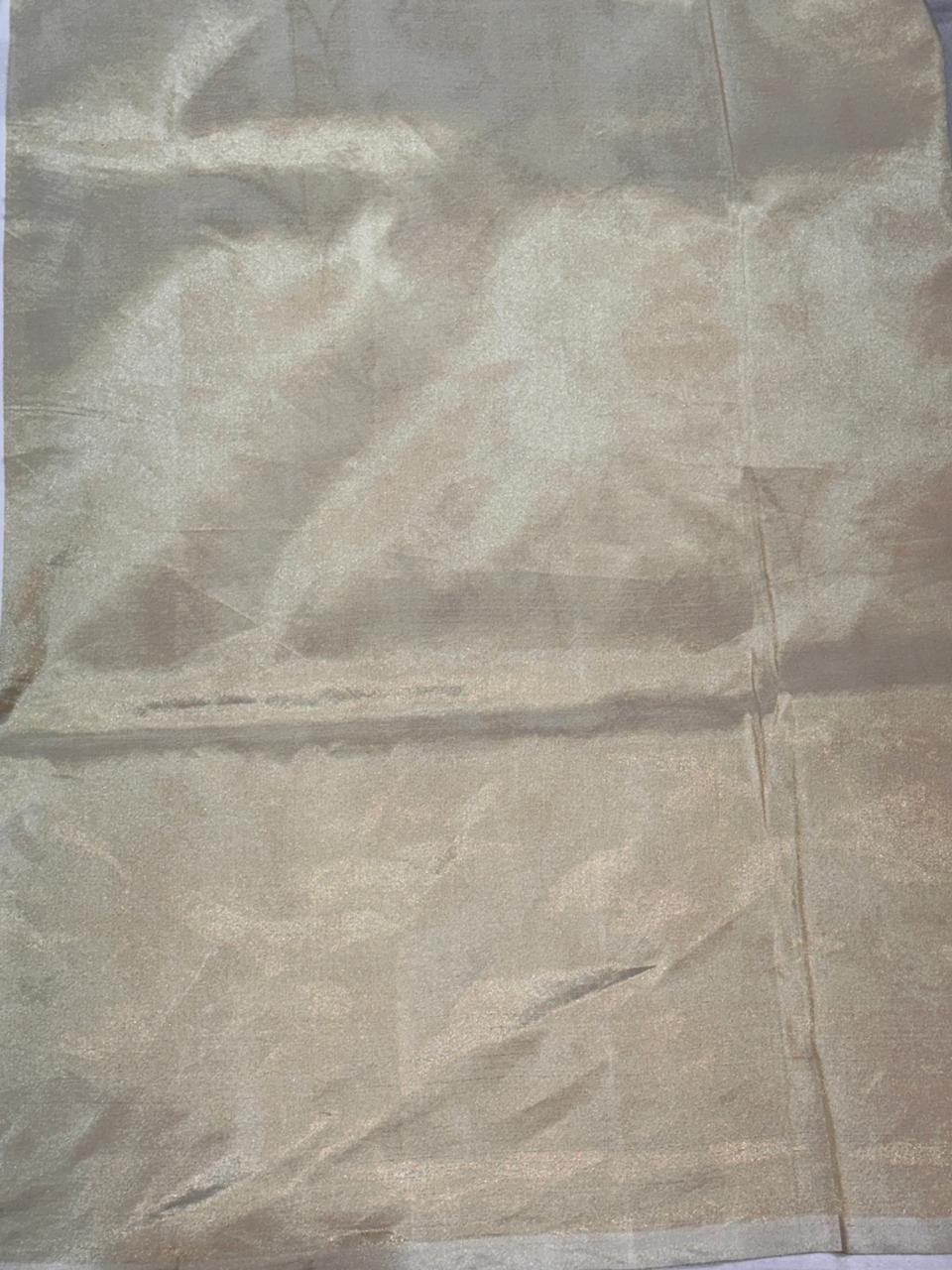 Banaras 100% Pure katan Silk Saree with allover zari jaal Design and Zari border