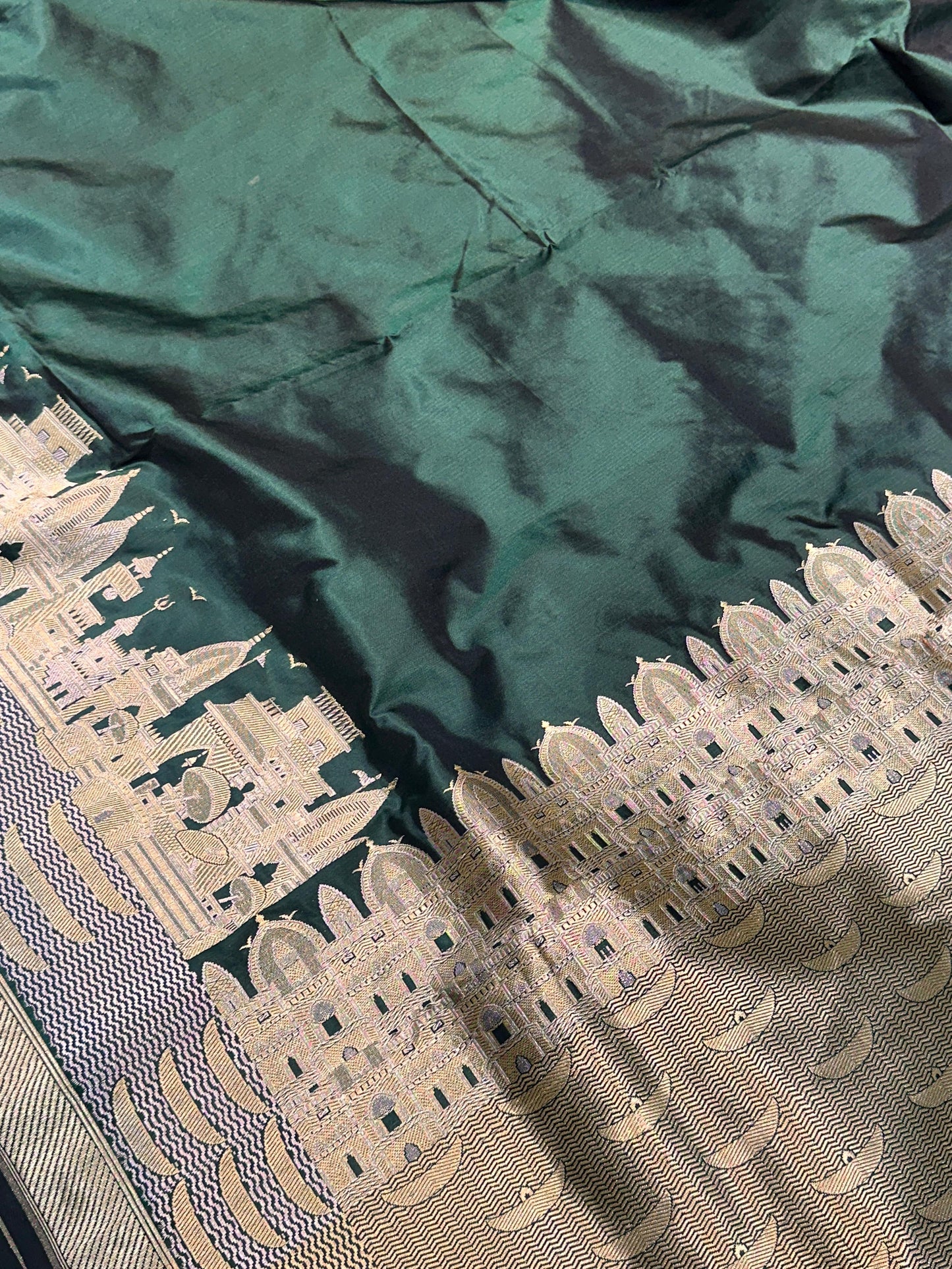 Banaras 100% Pure katan Premium Kadua Silk Saree with allover beautiful Banarasi Ghay design On full body