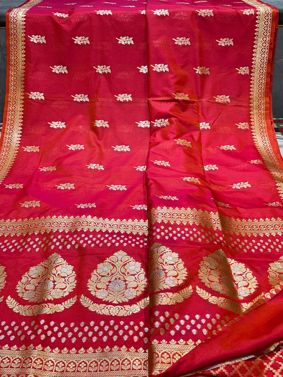 Banaras katan Mina SonaRoopa Silk Saree with Allover Sonaroopa Buta design  (7)
