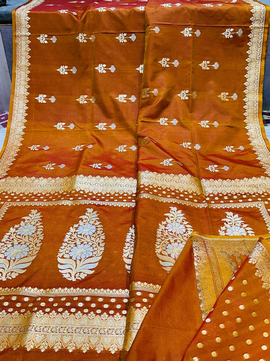 Banaras katan Mina SonaRoopa Silk Saree with Allover Sonaroopa Buta design  (7)
