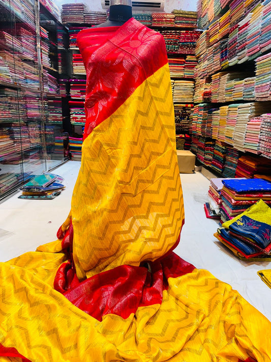 Banarasi100% pure Raw dupion silk saree