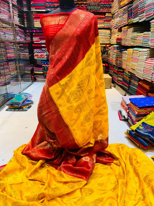 Banarasi 100% pure Raw dupion silk saree