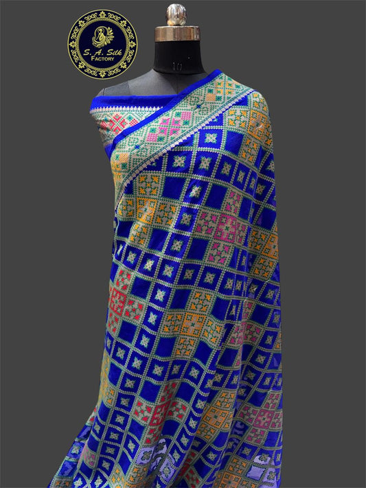 Banarasi 100% pure khaddi chiffon silk saree