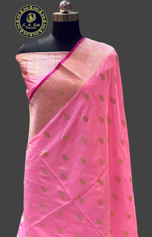 Banaras 100% pure katan silk Saree