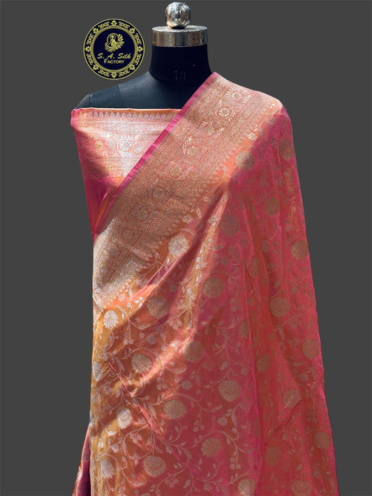 Banaras 100% pure katan silk Saree