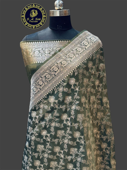 Banarasi 100% Pure katan silk Saree