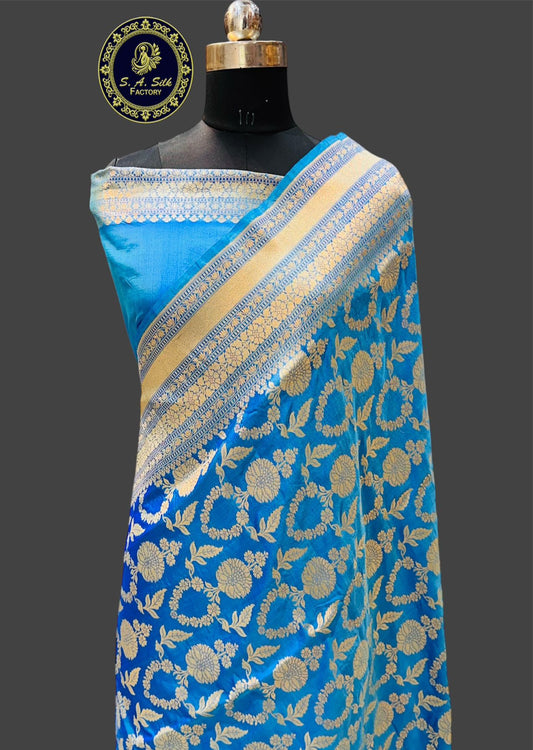Banarasi 100% Pure katan silk Saree