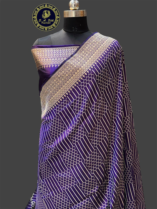 Banarasi 100% Pure katan silk Saree (KADHWA)