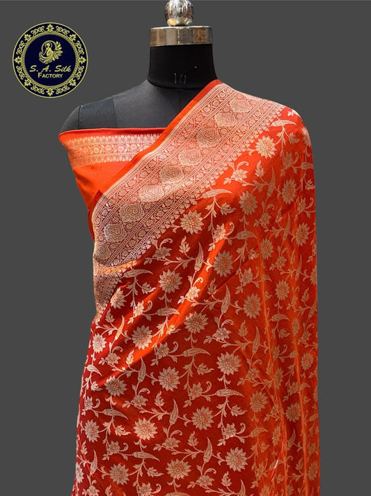 Banarasi 100% Pure katan silk Saree